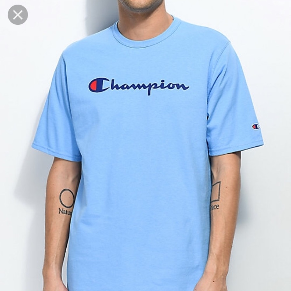 Champion Reverse Weave Script T Shirt / Tee - image 3